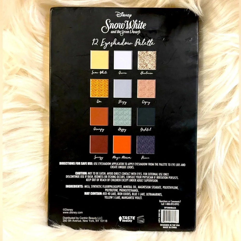 Disney Snow White Eyeshadow Palette NEW